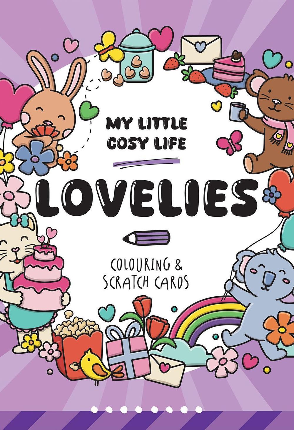 My Little Cosy Life Lovelies Colouring & Scratch Cards by Caro Van Den Berg - ISBN: 9781835554982