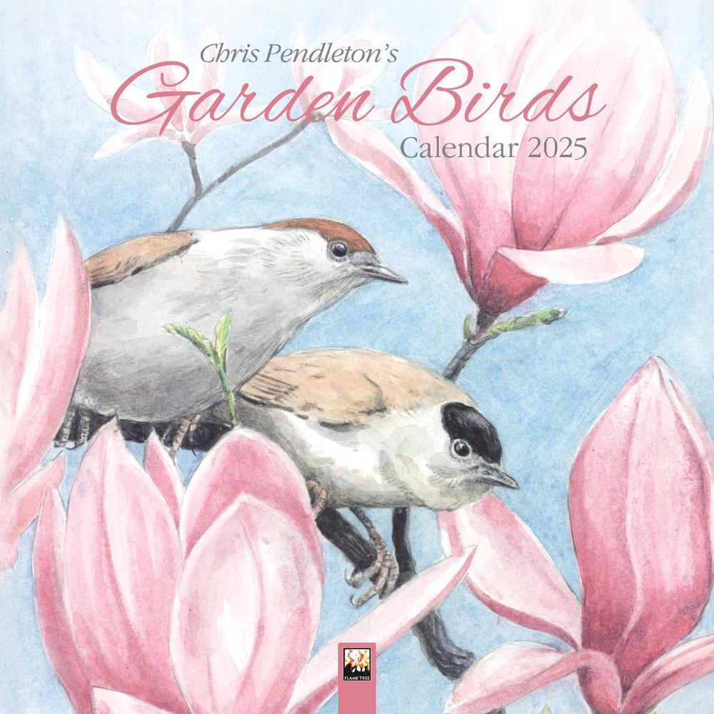 Chris Pendleton Garden Birds Wall Calendar 2025 (Art Calendar) by Flame ...