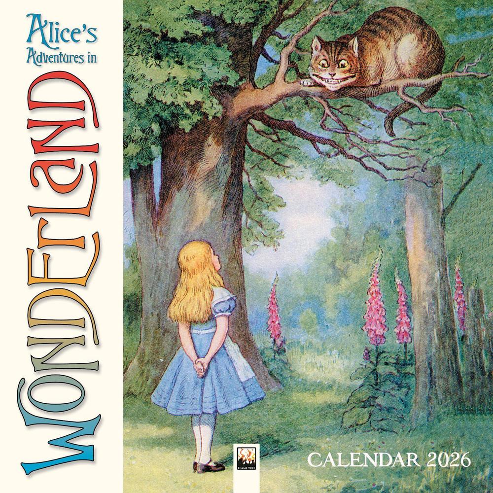 Alice's Adventures in Wonderland Wall Calendar 2026 (Art Calendar), 9781835623121