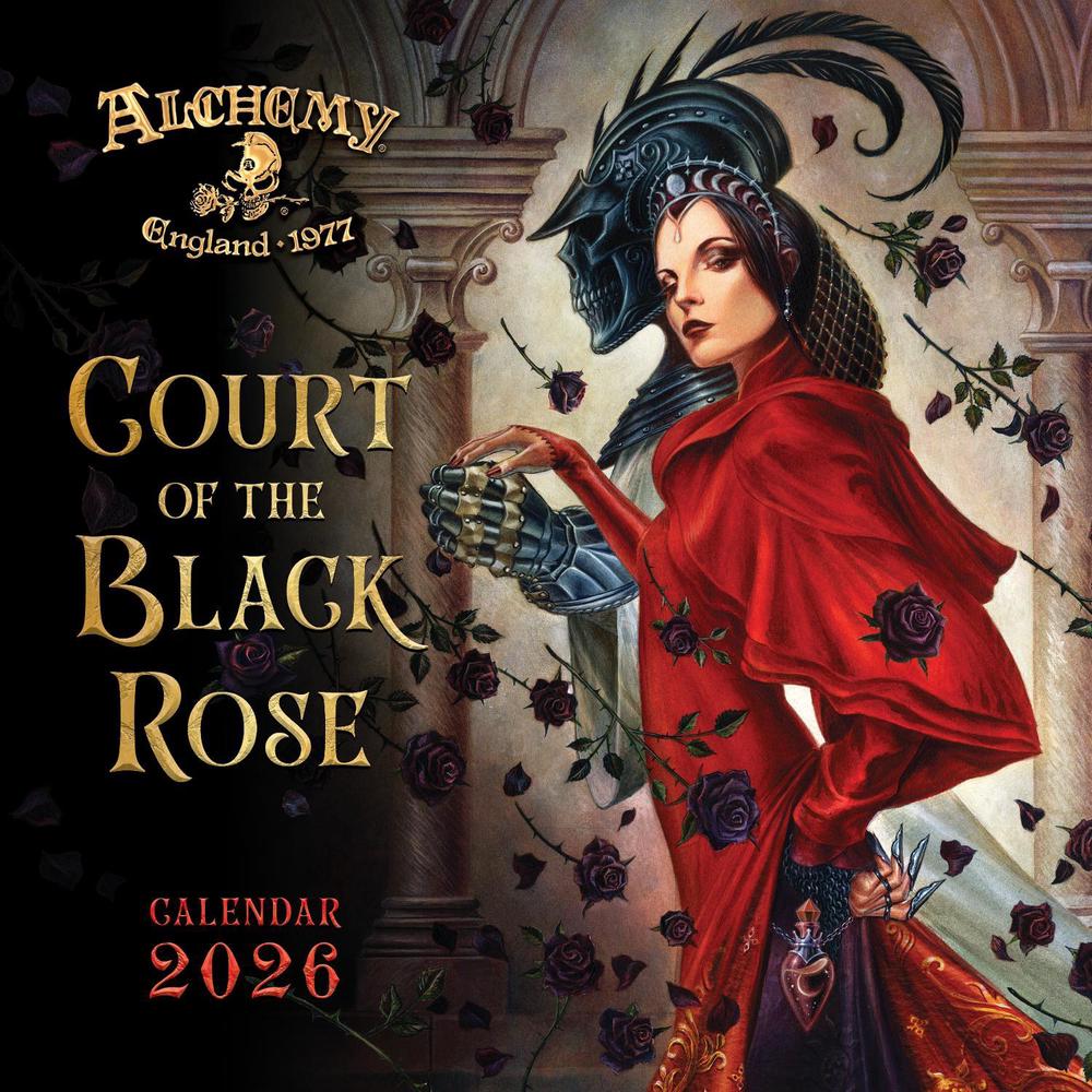 Alchemy: Court of the Black Rose Wall Calendar 2026 (Art Calendar), 9781835623213