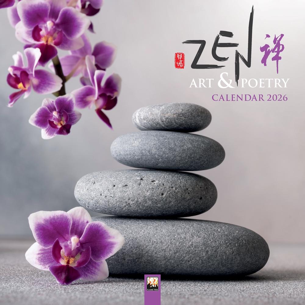 Zen Art & Poetry Wall Calendar 2026 (Art Calendar), 9781835623275