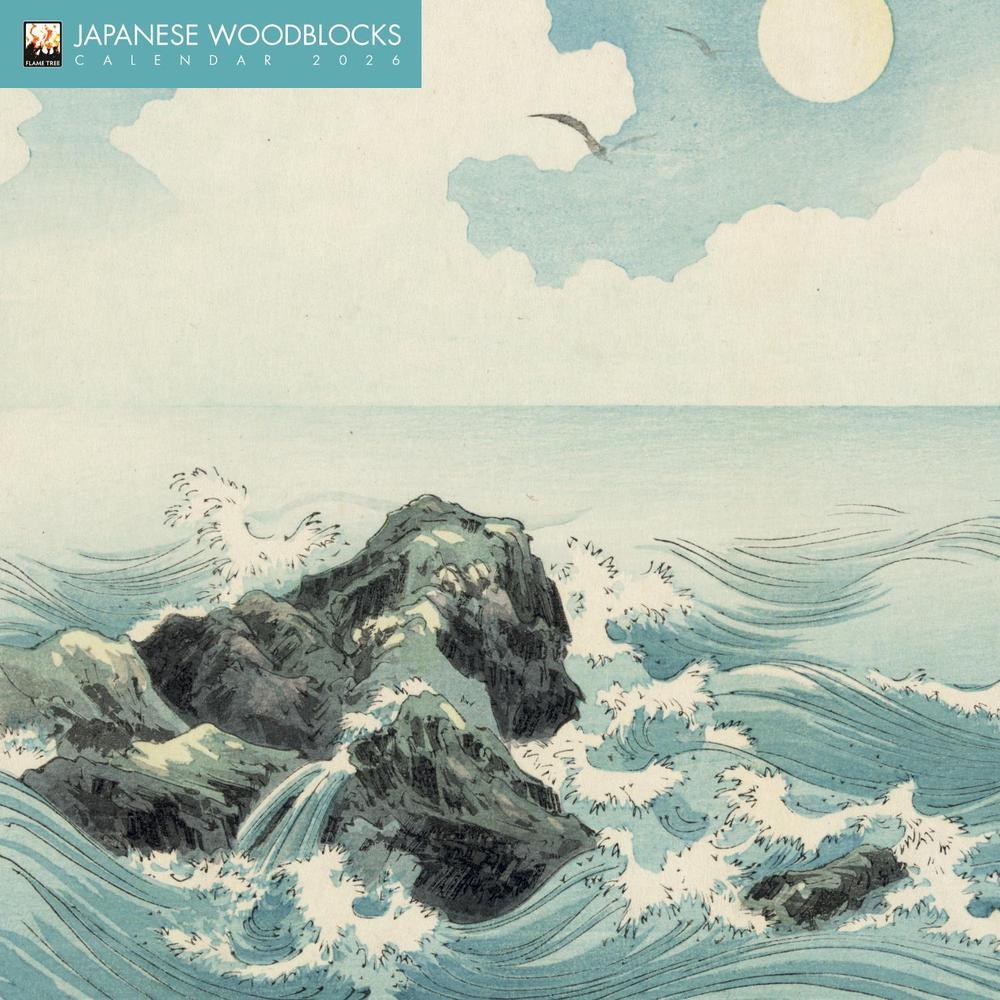 Japanese Woodblocks Wall Calendar 2026 (Art Calendar), 9781835623329