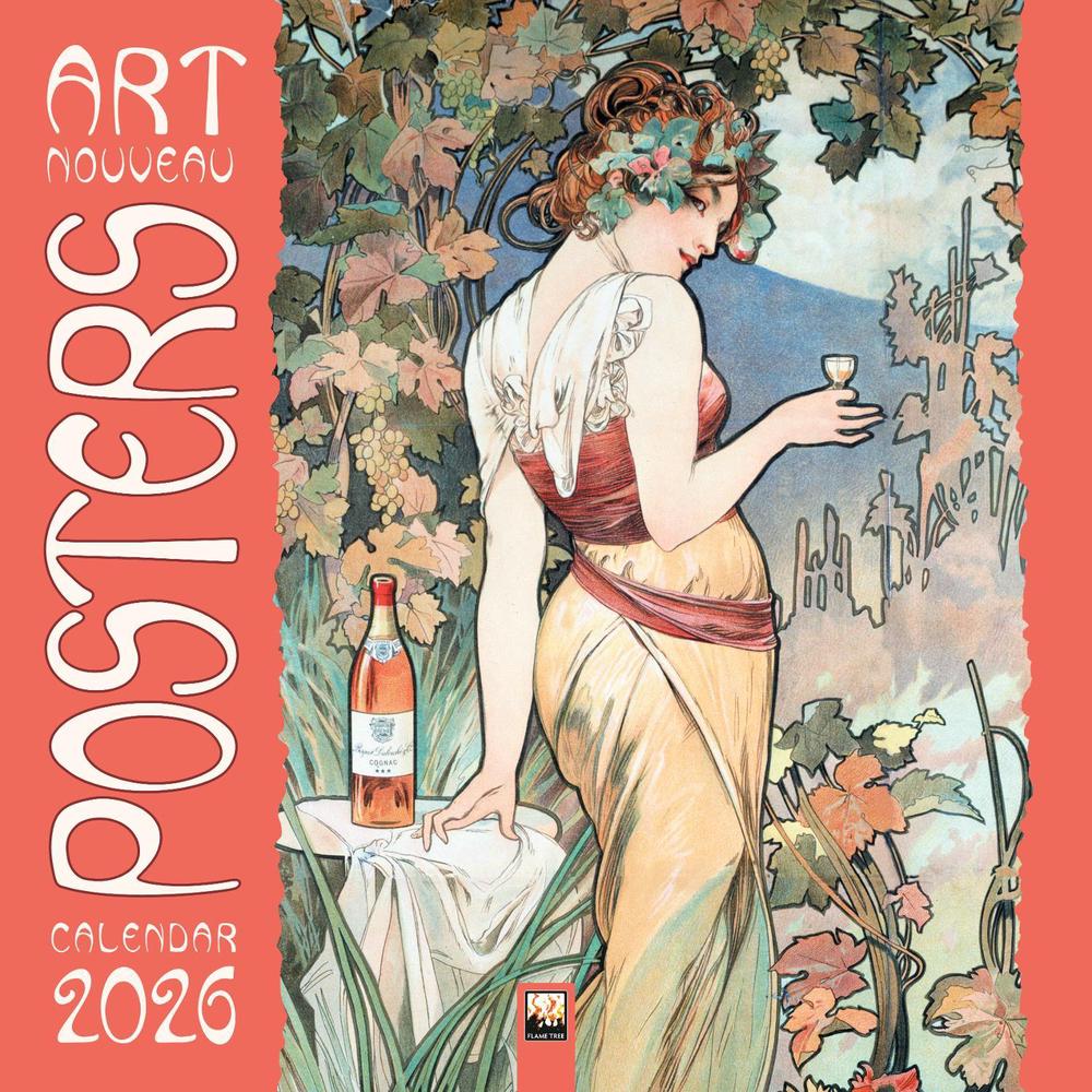 Art Nouveau Posters Wall Calendar 2026 (Art Calendar), 9781835623435