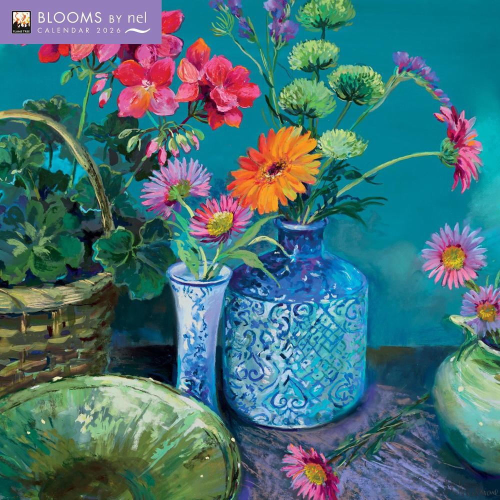Blooms by Nel Whatmore Wall Calendar 2026 (Art Calendar), 9781835623541