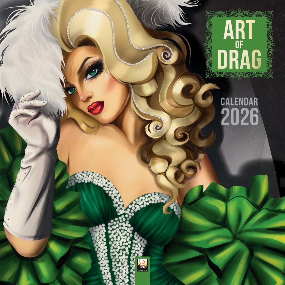 Art of Drag Wall Calendar 2026 (Art Calendar), 9781835623695