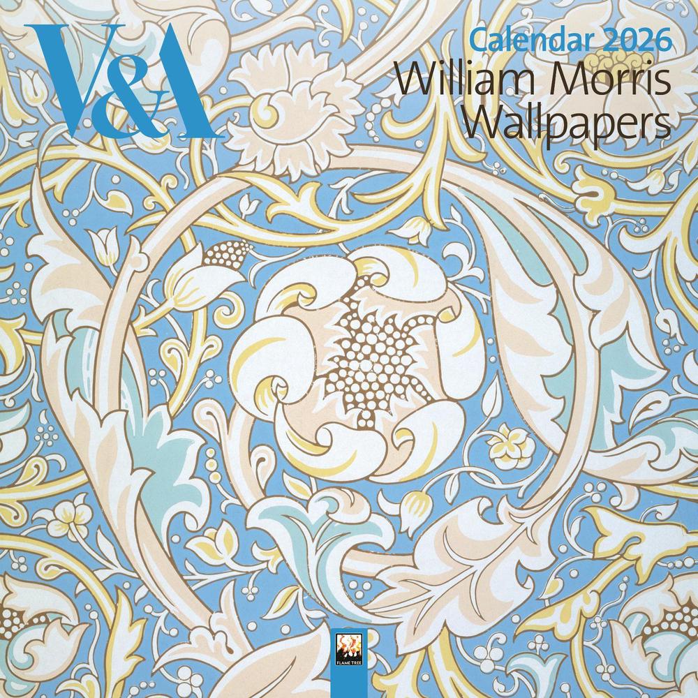 V&A: William Morris Wallpapers Wall Calendar 2026 (Art Calendar), 9781835623794