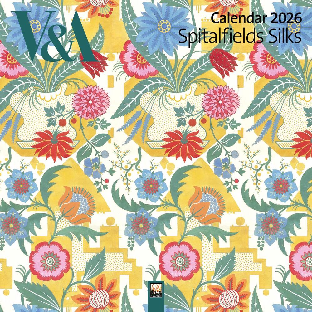V&A: Spitalfields Silks Wall Calendar 2026 (Art Calendar), 9781835623824