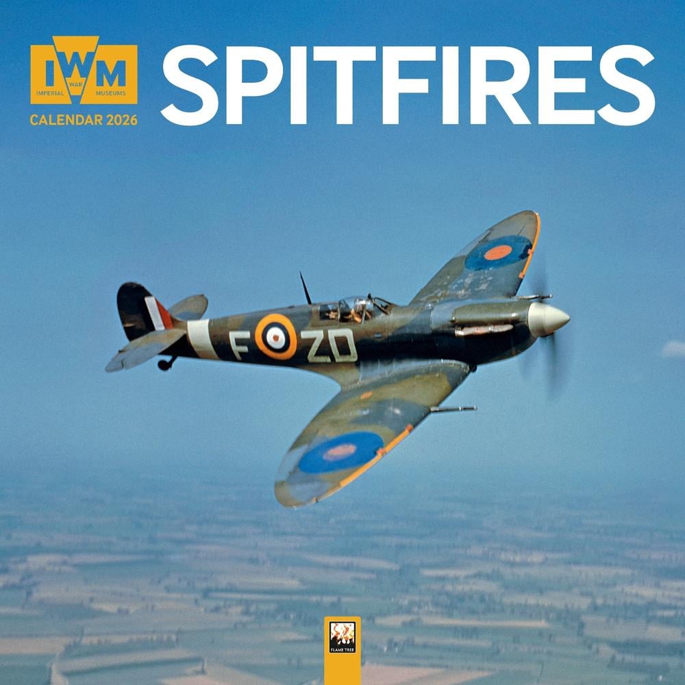 Imperial War Museums: Spitfires Wall Calendar 2026 (Art Calendar), 9781835623855