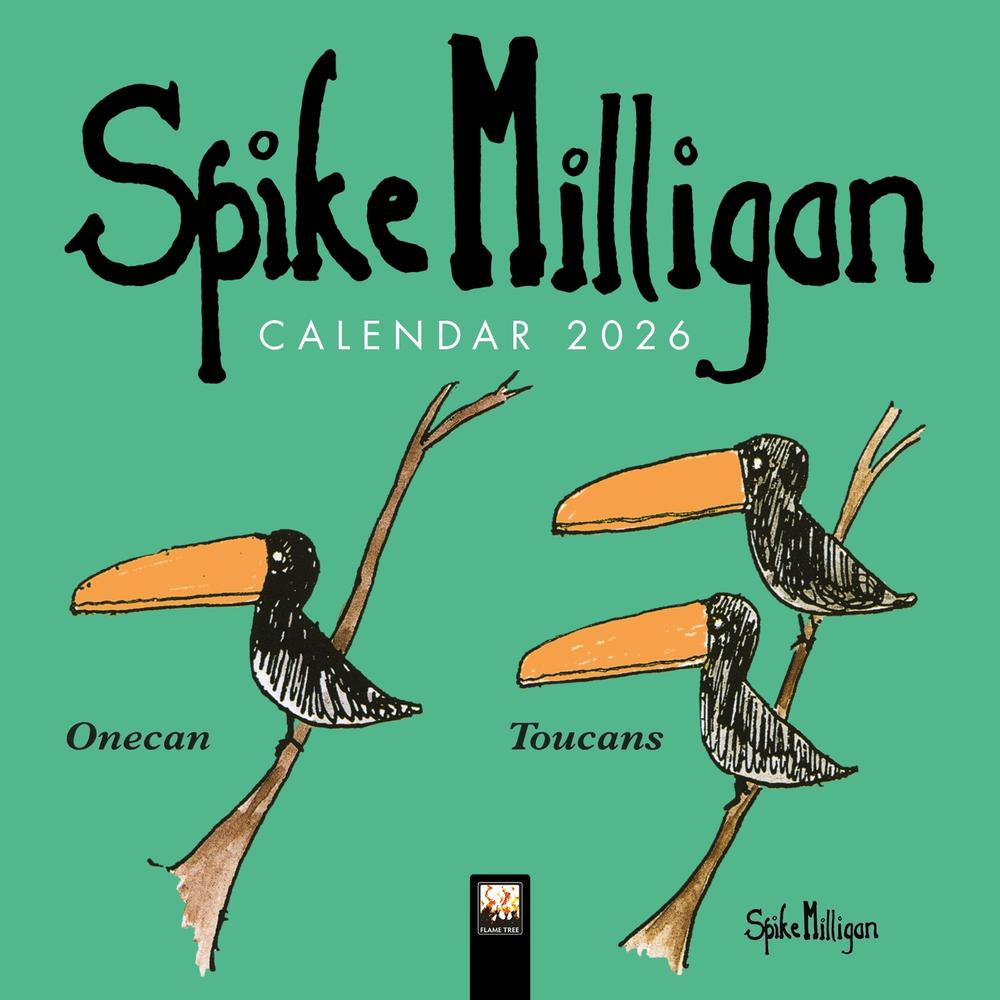 Spike Milligan Mini Wall Calendar 2026 (Art Calendar), 9781835624364