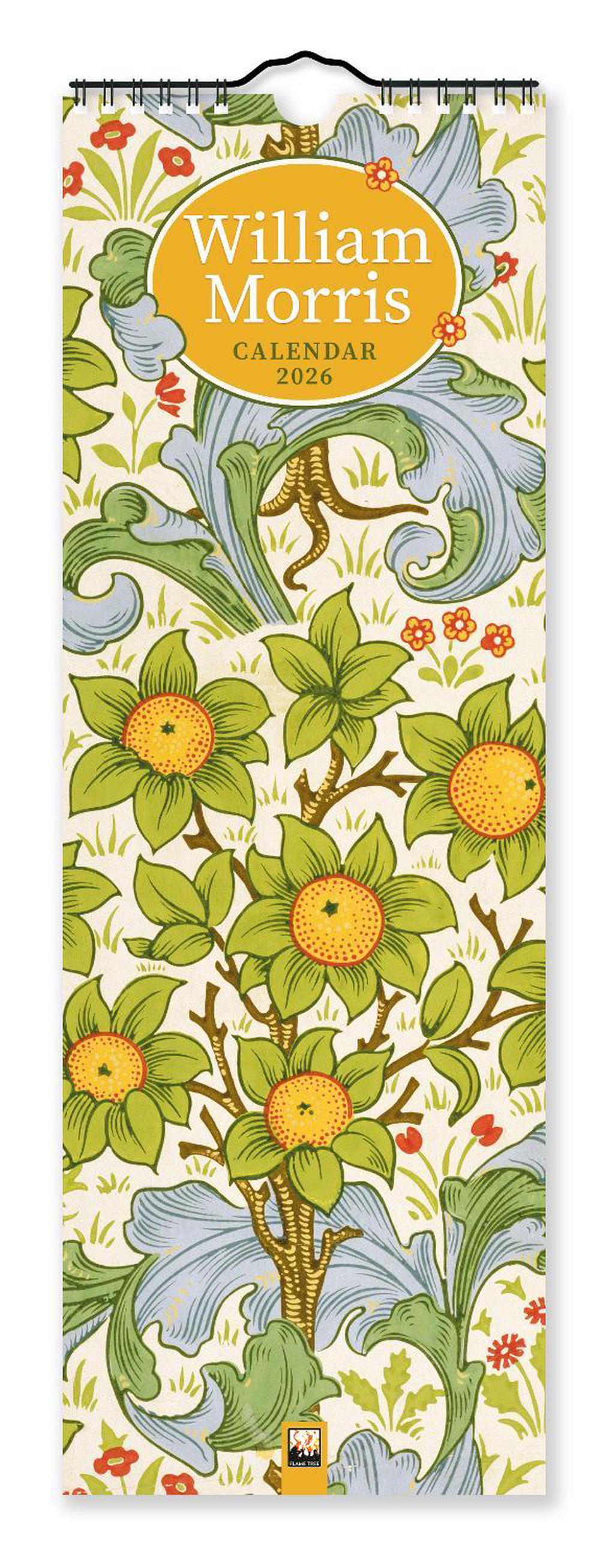 William Morris Slim Calendar 2026 (Art Calendar), 9781835624470