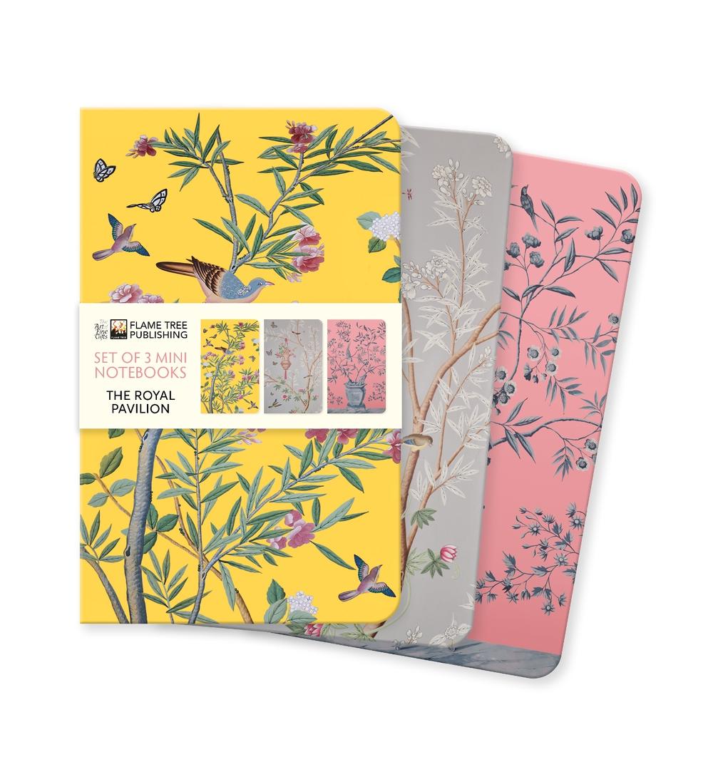 Royal Pavilion, Brighton Set of 3 Mini Notebooks, 9781835625644