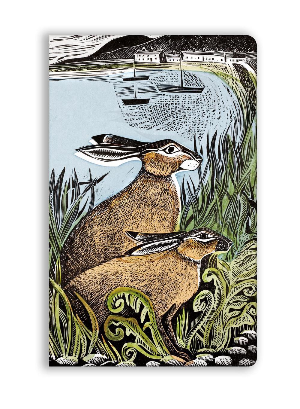 Angela Harding: Rathlin Hares (Soft Touch Journal), 9781835625873