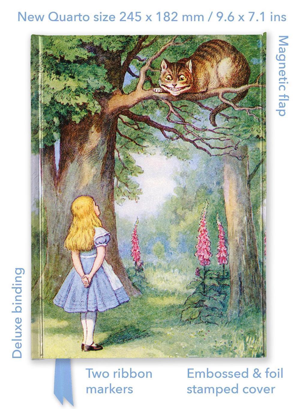 John Tenniel: Alice and the Cheshire Cat (Foiled Quarto Journal), 9781835625903