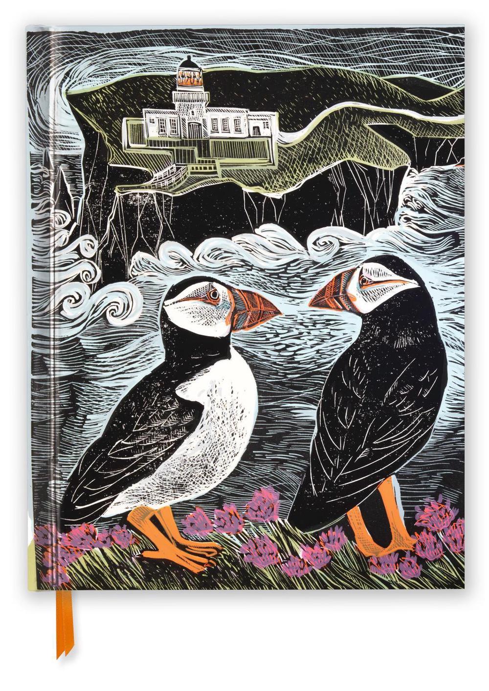 Angela Harding: Fair Isle Puffins (Blank Sketch Book), 9781835626047