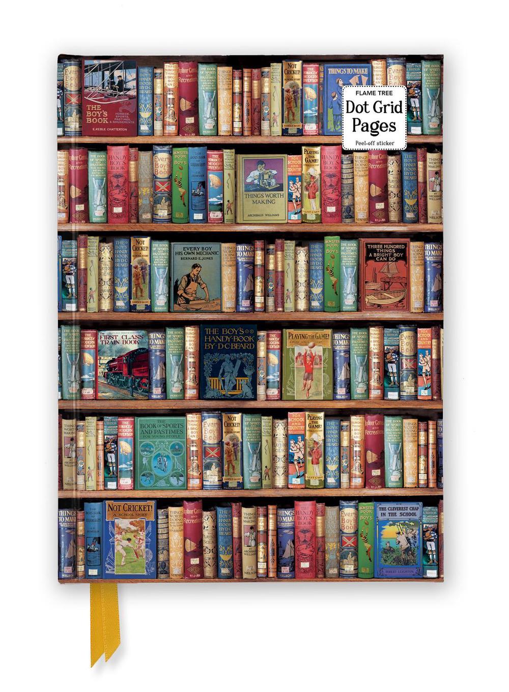 Bodleian Libraries: Hobbies & Pastimes Bookshelves (Foiled Dot Grid Journal), 9781835626306