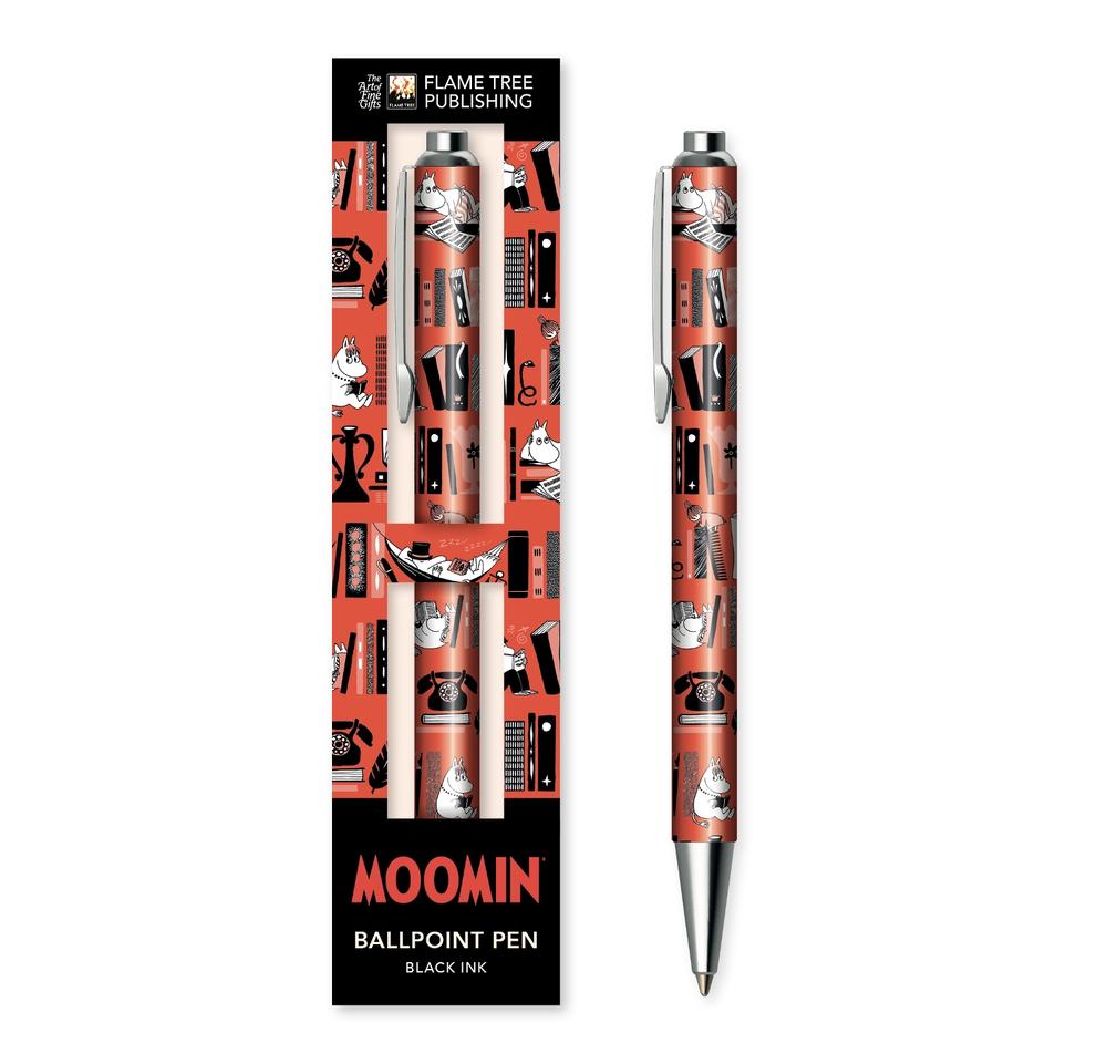 Moomin: Bookshelves Boxed Decorative Ballpoint Pen, 9781835626313
