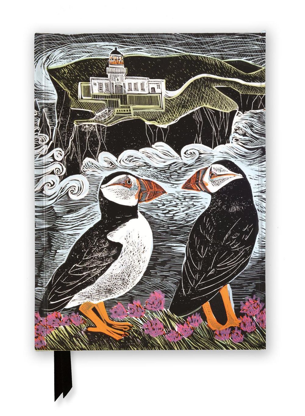 Angela Harding: Fair Isle Puffins (Foiled Journal) by Flame Tree Studio - ISBN: 9781835628218