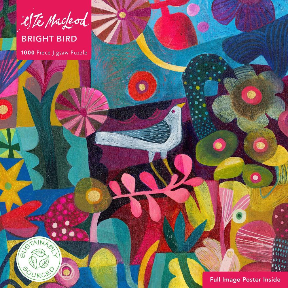Adult Sustainable Jigsaw Puzzle Esté MacLeod: Bright Bird, 9781835629529