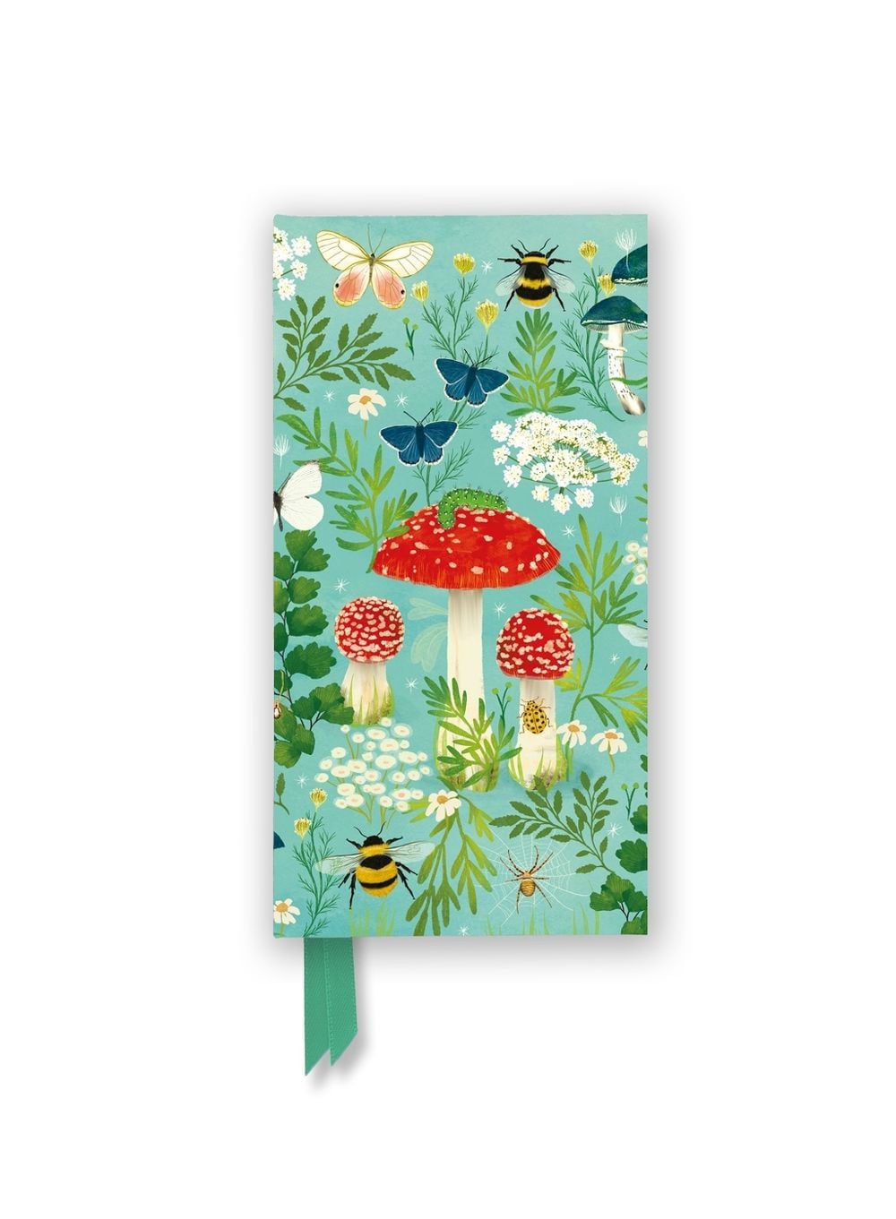 Katherine Quinn: Enchanted Mushroom Garden (Foiled Slimline Journal) by Flame Tree Studio - ISBN: 9781835629734