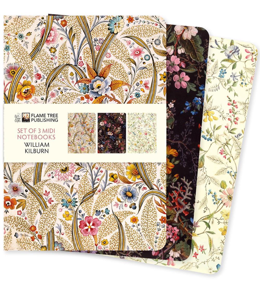 William Kilburn Set of 3 Midi Notebooks by Flame Tree Studio - ISBN: 9781835629864