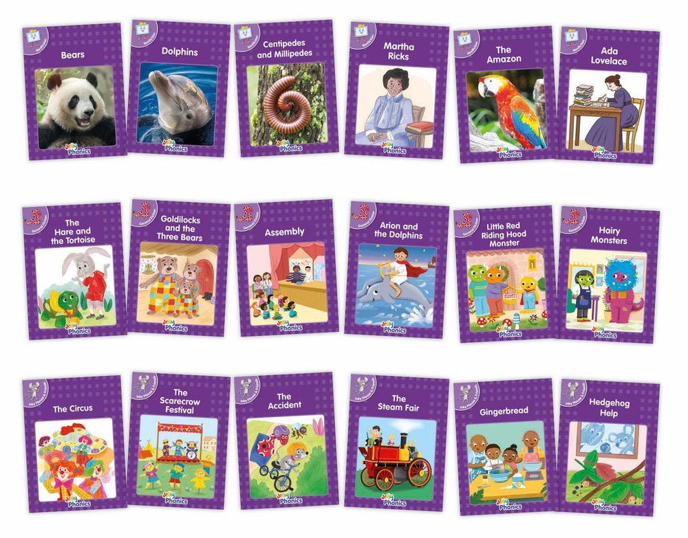 Core Purple Readers Complete Set (18 Books) by Sara Wernham - ISBN: 9781835822807