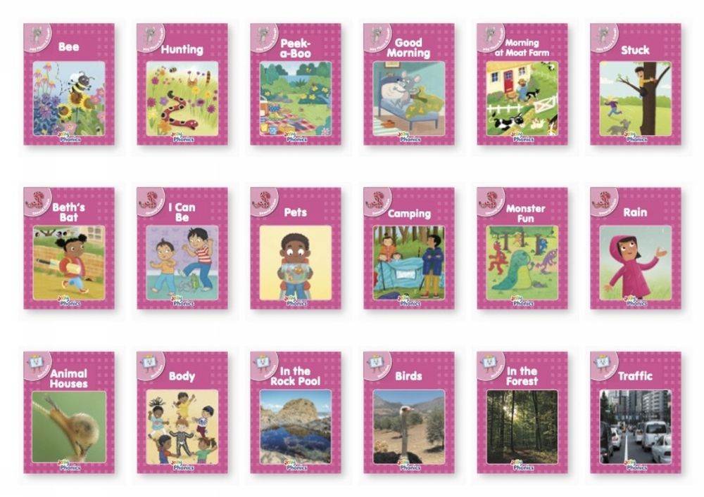 Jolly Phonics Pink Readers Complete Set by Sara Wernham - ISBN: 9781835823606