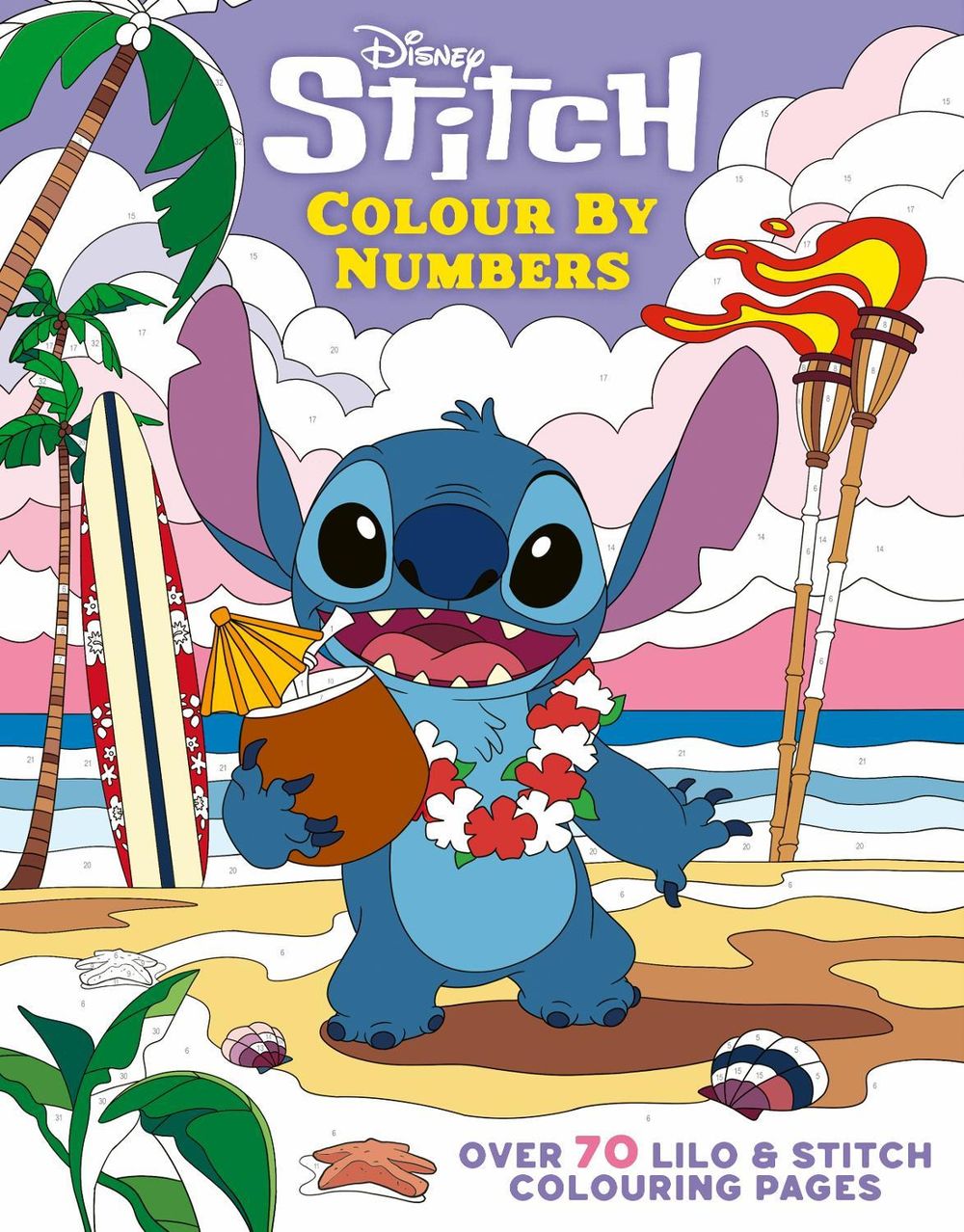 Disney Stitch Colour By Numbers by The Walt Disney Company Ltd - ISBN: 9781835873694