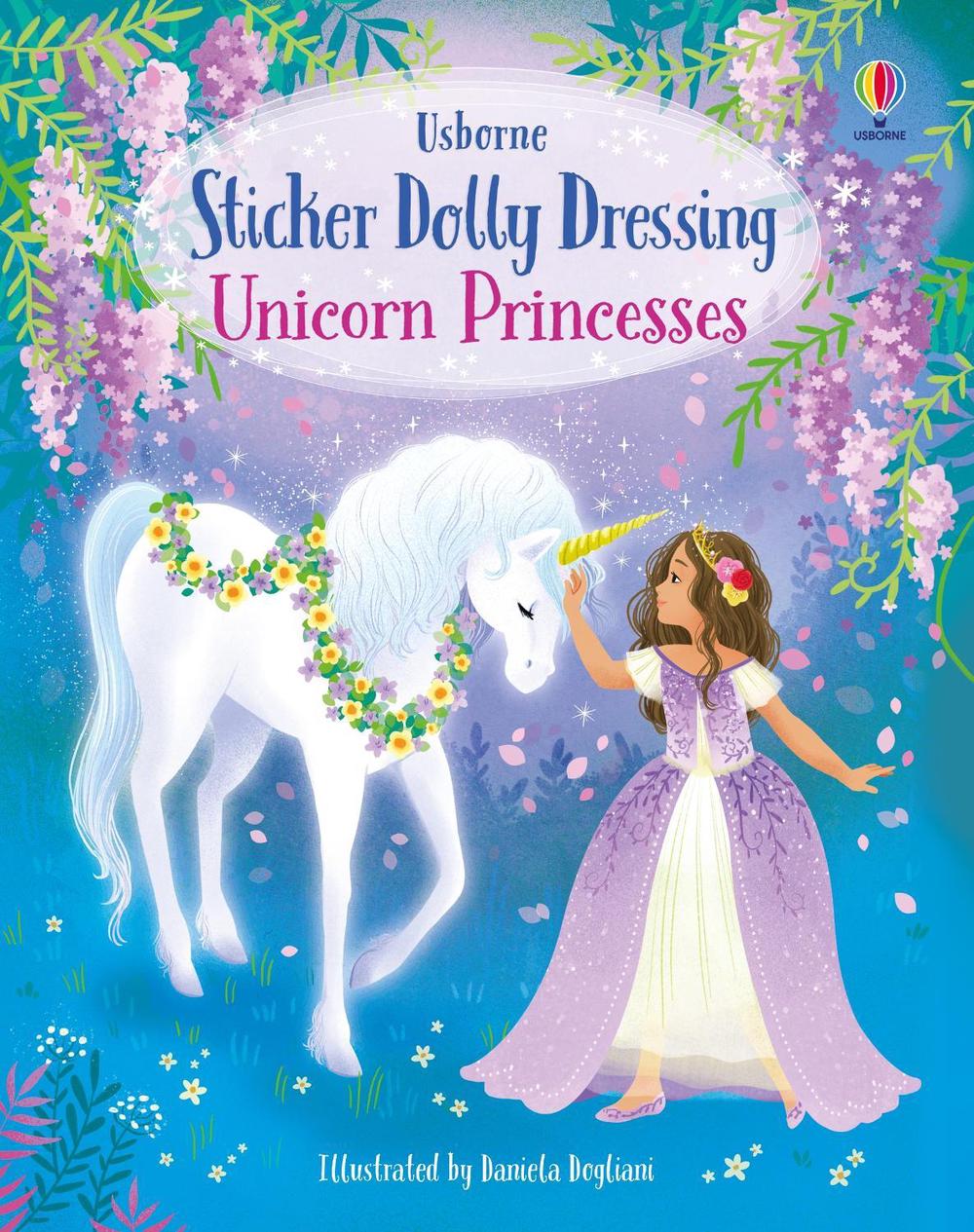 Sticker Dolly Dressing Unicorn Princesses, 9781836042624