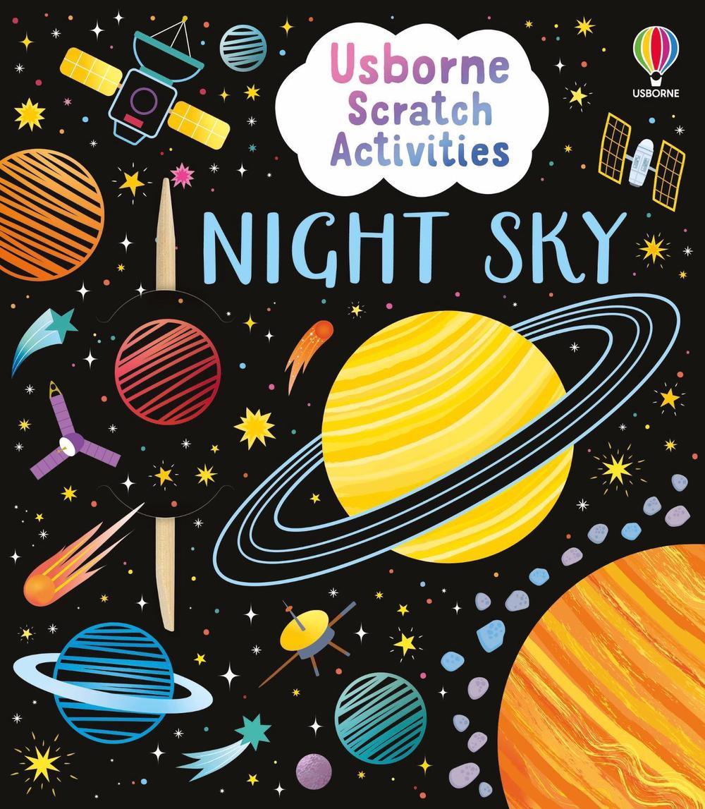 Usborne Scratch Activities Night Sky, 9781836043270
