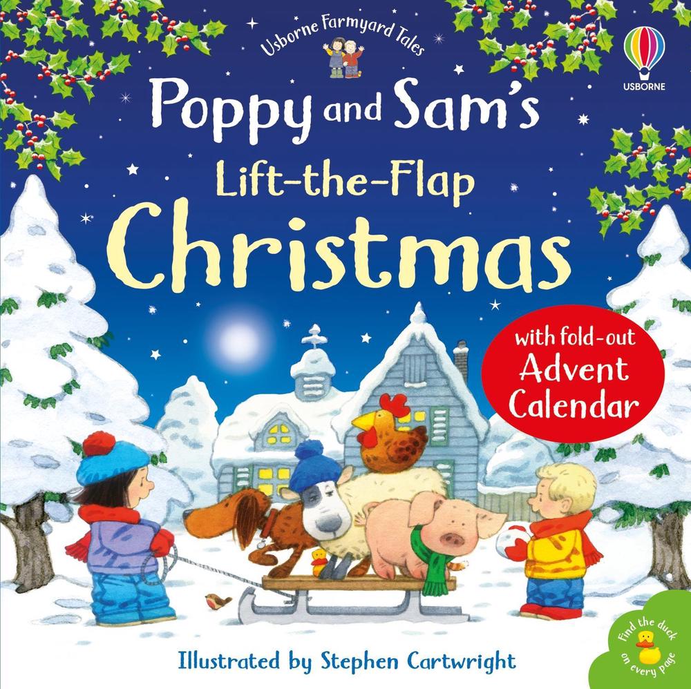 Poppy and Sam's Lift-the-Flap Christmas with Advent Calendar, 9781836045441