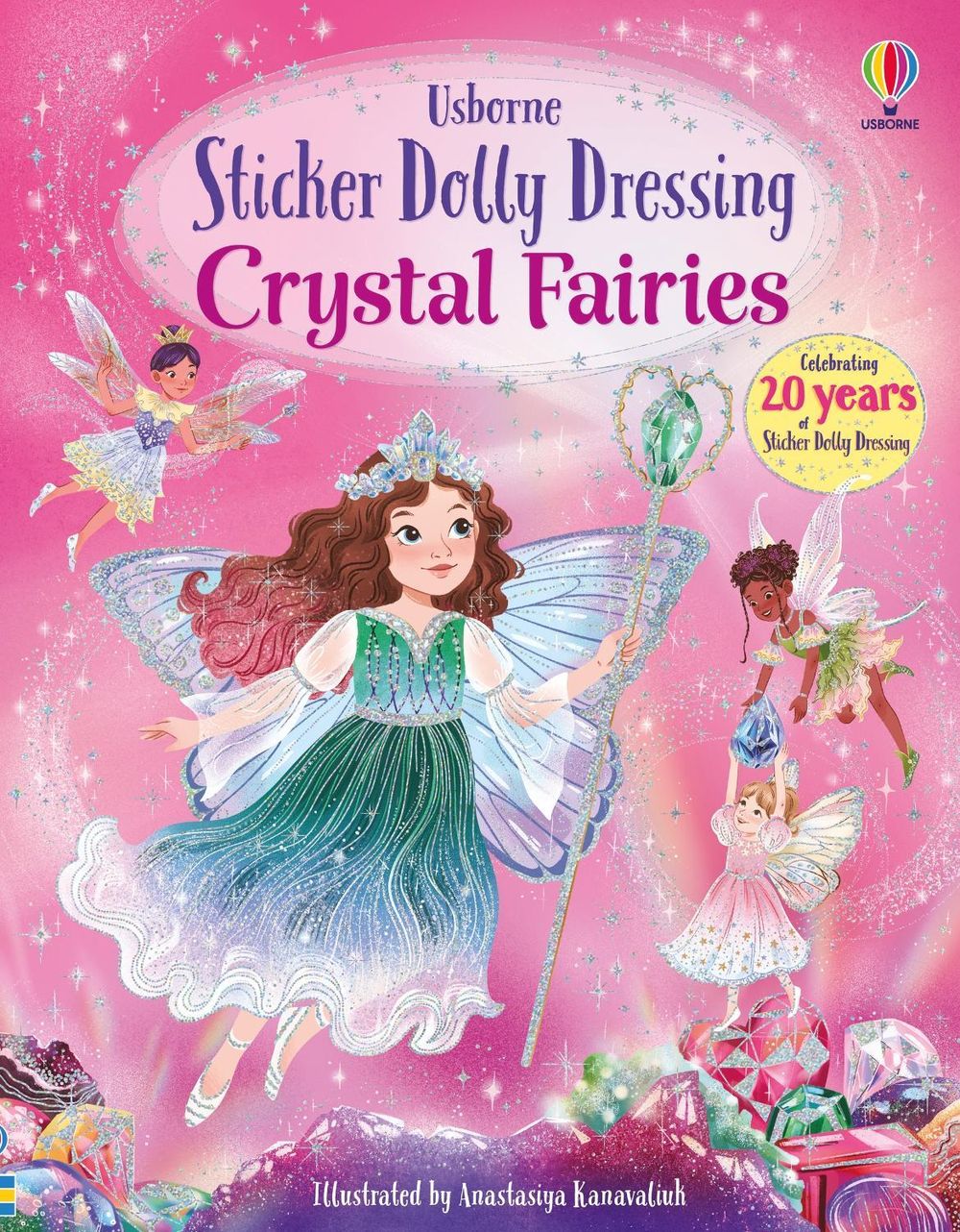 Sticker Dolly Dressing Crystal Fairies by Fiona Watt - ISBN: 9781836045960