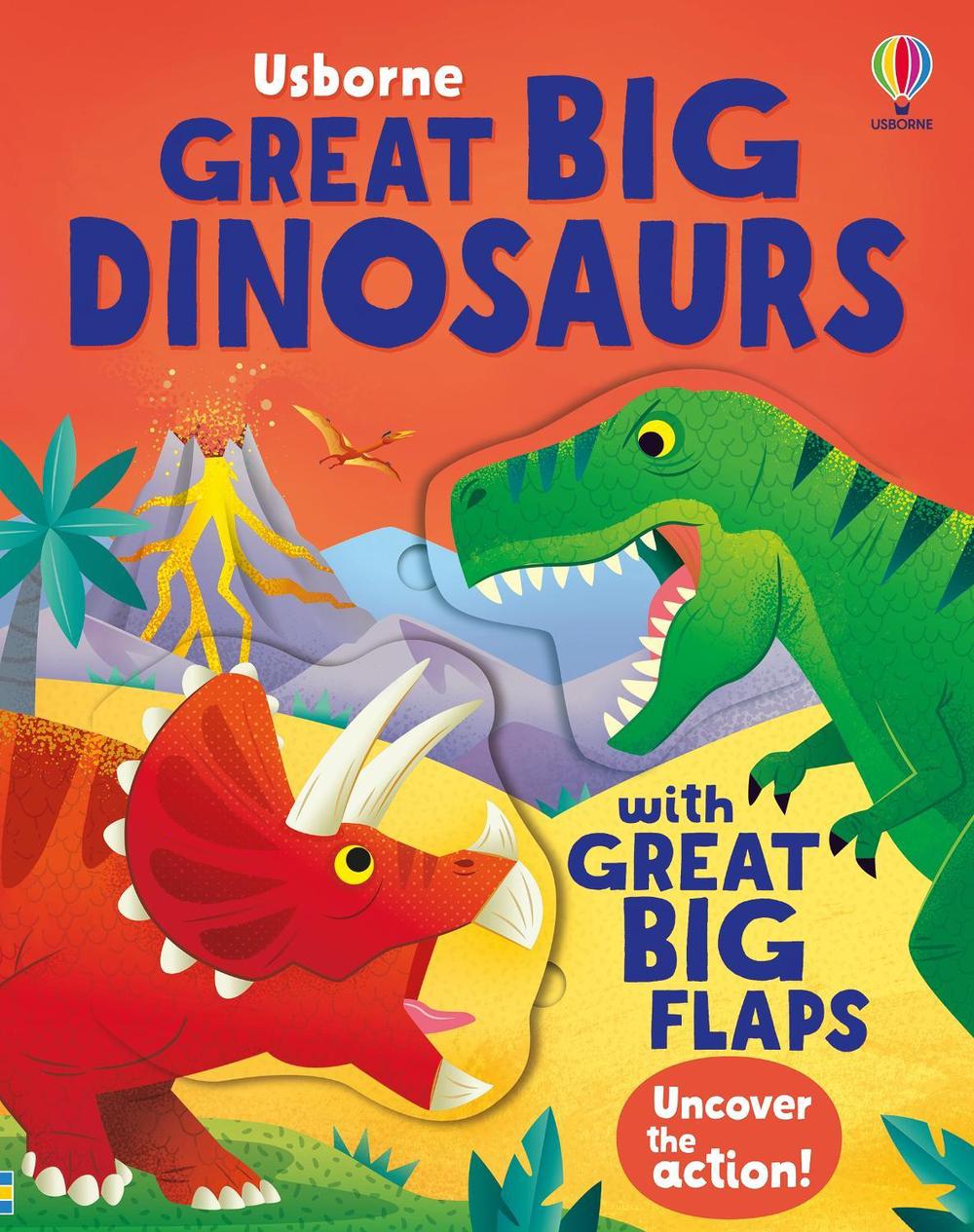 Great Big Dinosaurs (with great big flaps), 9781836051060