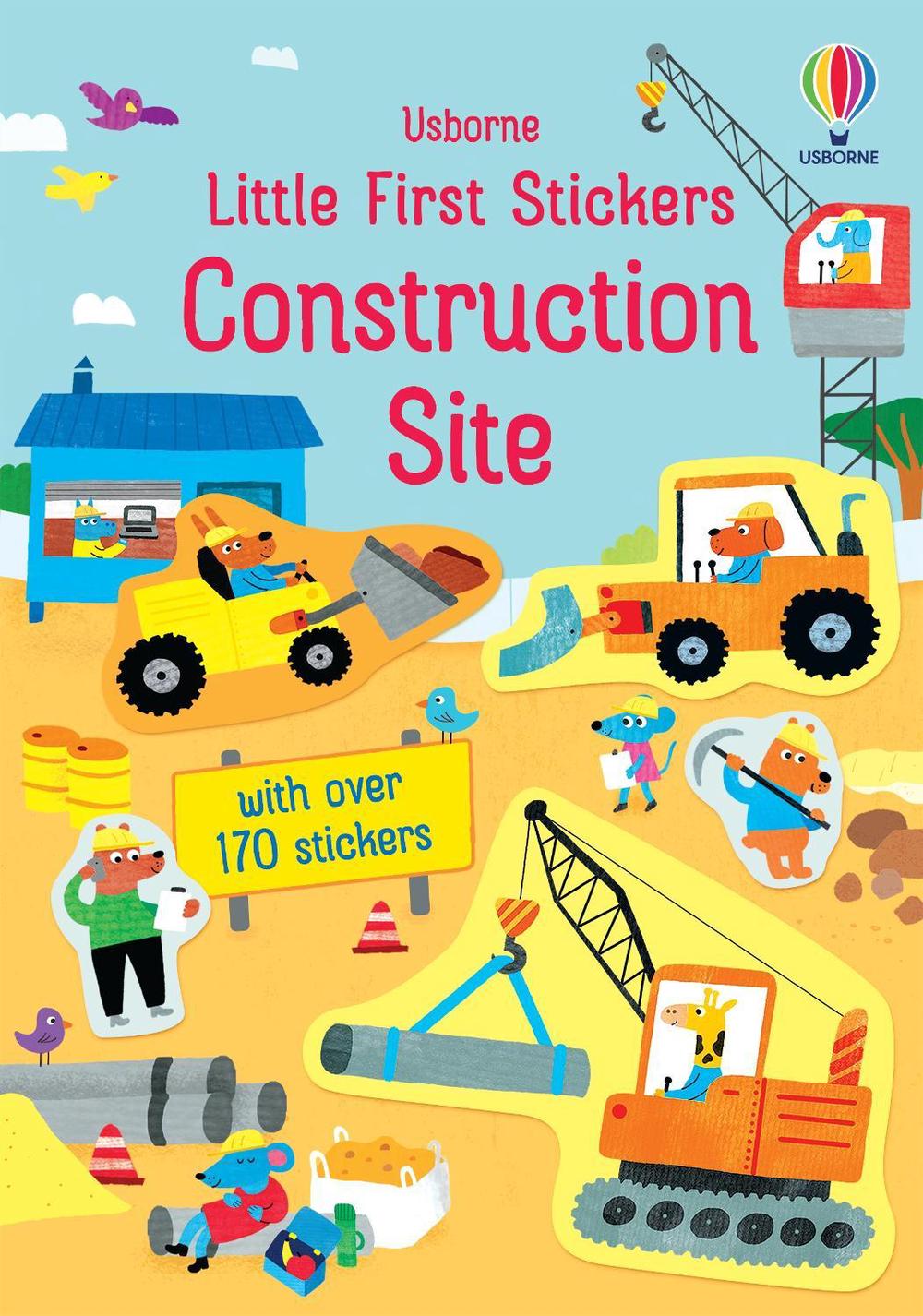 Little First Stickers Construction Site, 9781836051244