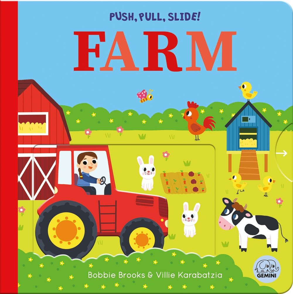Push, Pull, Slide! Farm by Bobbie Brooks - ISBN: 9781836160403