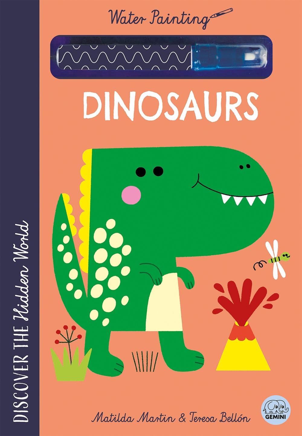 Hidden World - Water Painting Dinosaurs by Matilda Martin - ISBN: 9781836161271