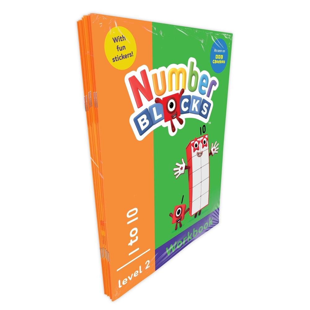 Numberblocks & Alphablocks Orange Level Workbook Set (6 books) by Alphablocks - ISBN: 9781836892243