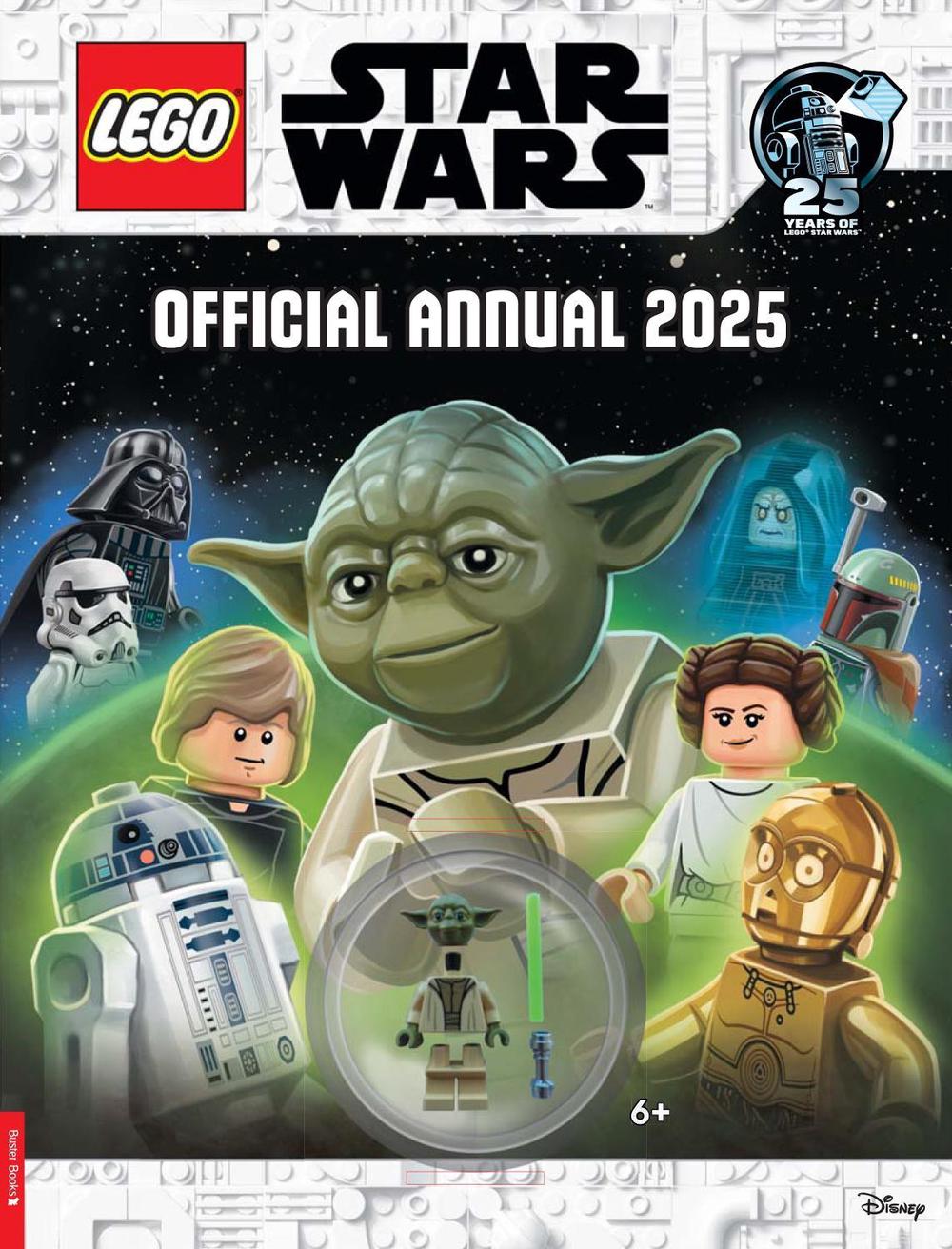 LEGO® Star Wars™: Official Annual 2025 (with Yoda minifigure and lightsaber), 9781837250110