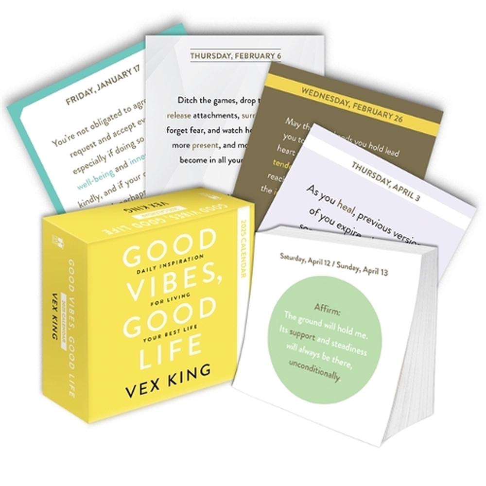Good Vibes, Good Life Calendar 2025, 9781837822454