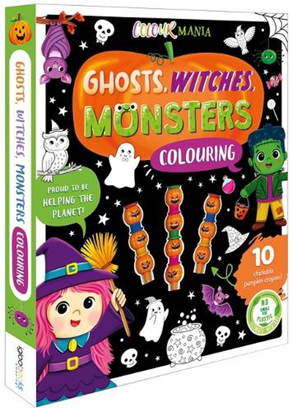Ghosts, Witches, Monsters Colouring, 9781837954964