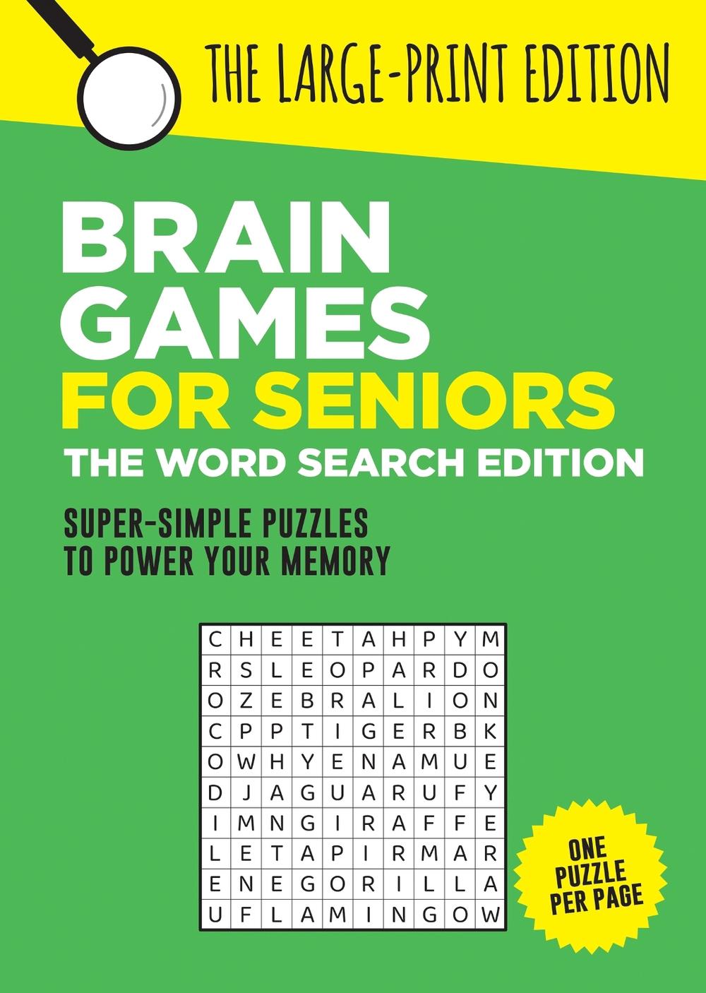 Brain Games for Seniors: The Word Search Edition, 9781837996018