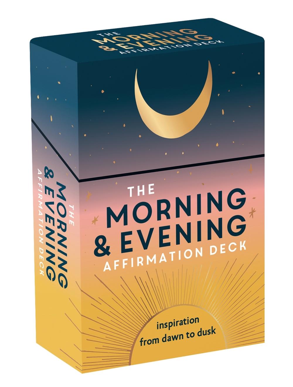 The Morning & Evening Affirmation Deck, 9781837997459