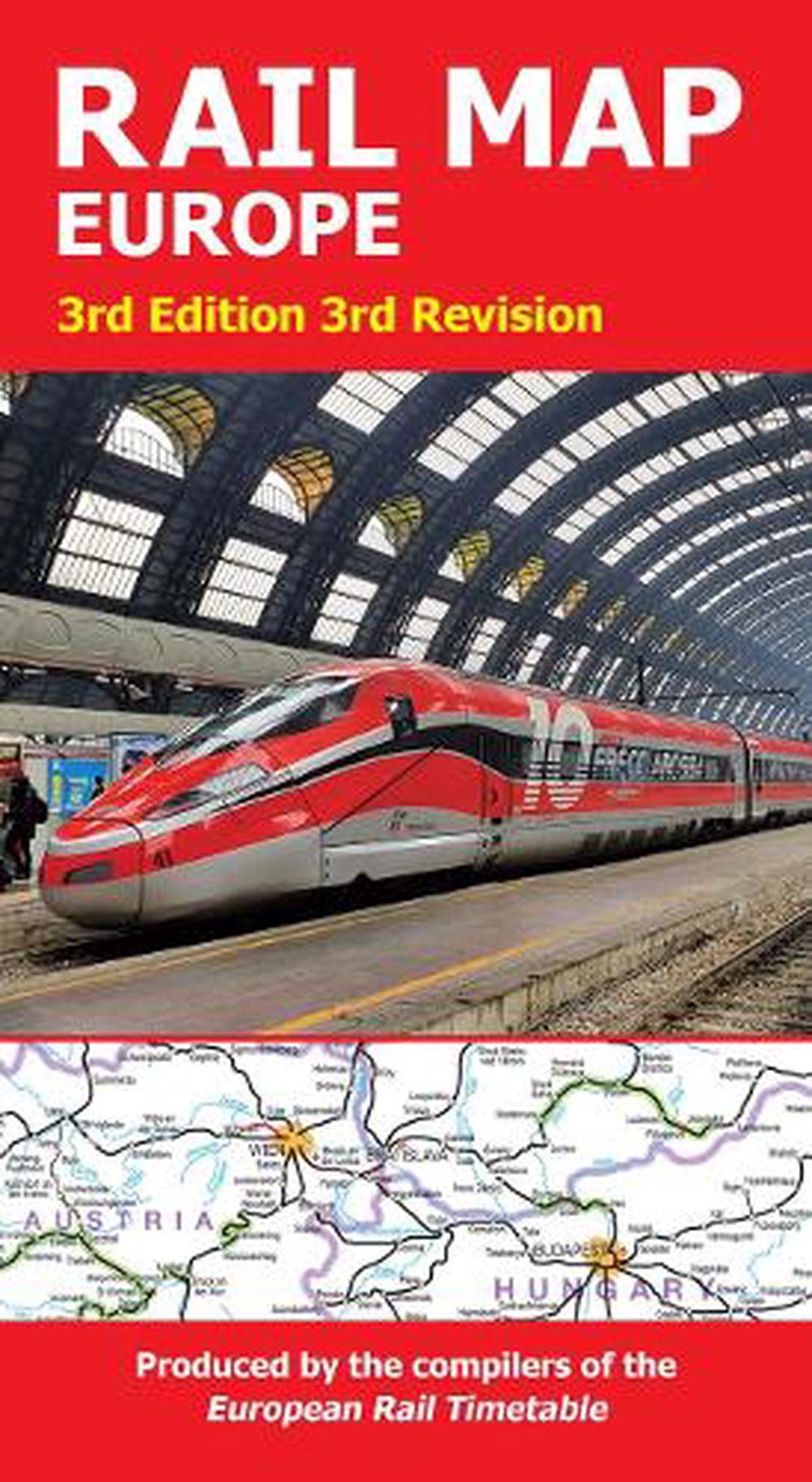 Rail Map Europe, Folded, 9781838408008 | Buy online at The Nile