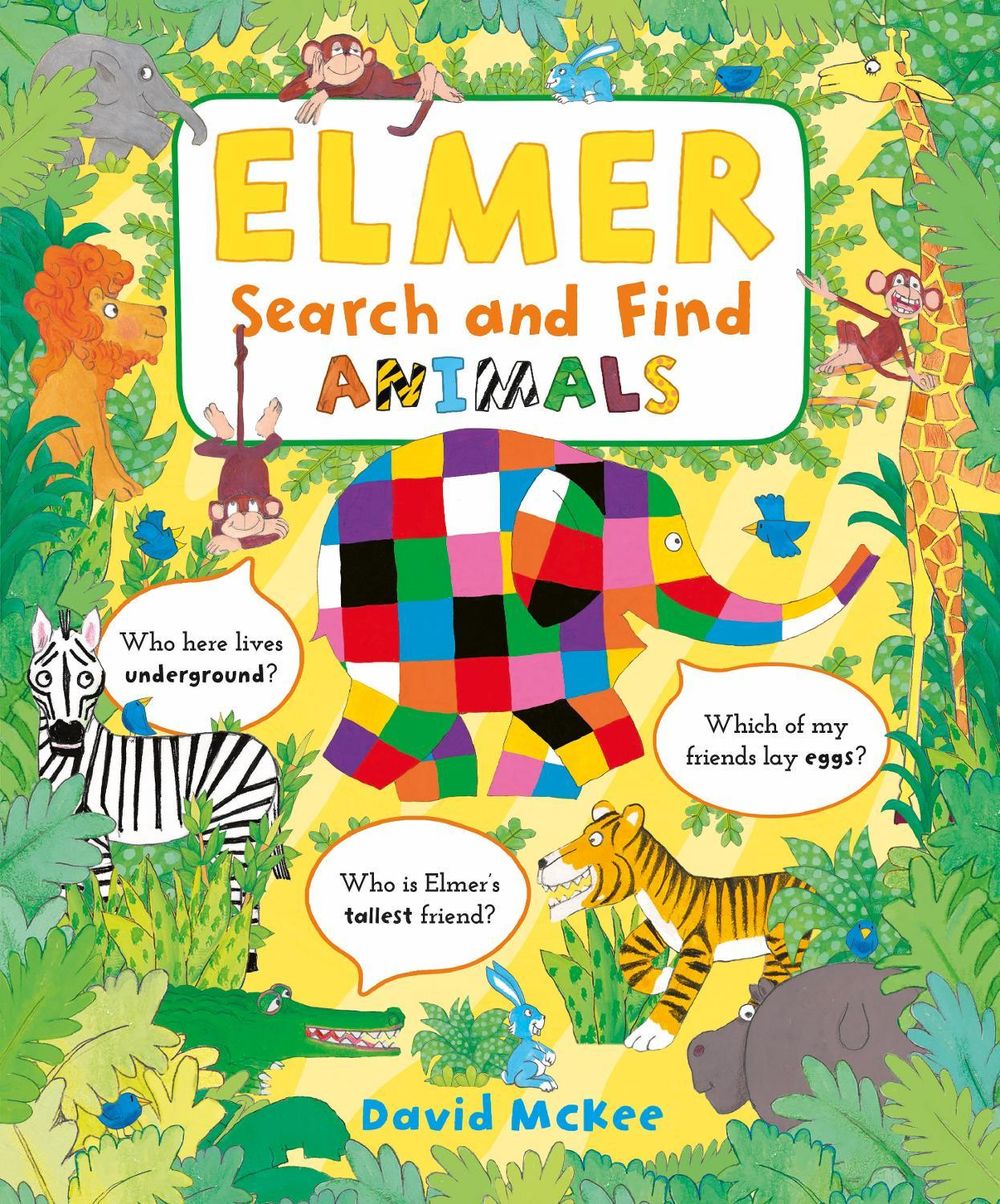 Elmer Search and Find Animals by David McKee - ISBN: 9781839133725