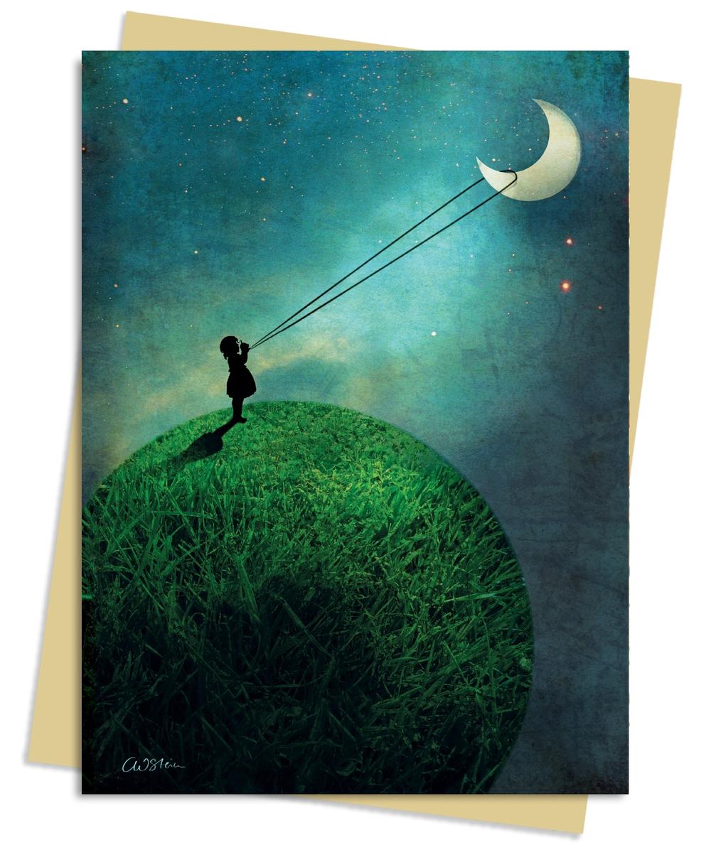 Flame Tree Studio Catrin Welz-stein: Chasing the Moon Greeting Card Pack, 9781839642623