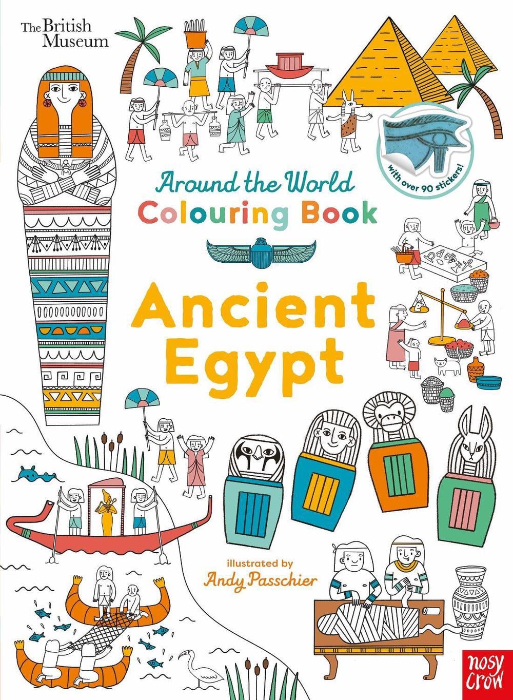 British Museum: Around the World Colouring: Ancient Egypt by Andy Passchier - ISBN: 9781839949999