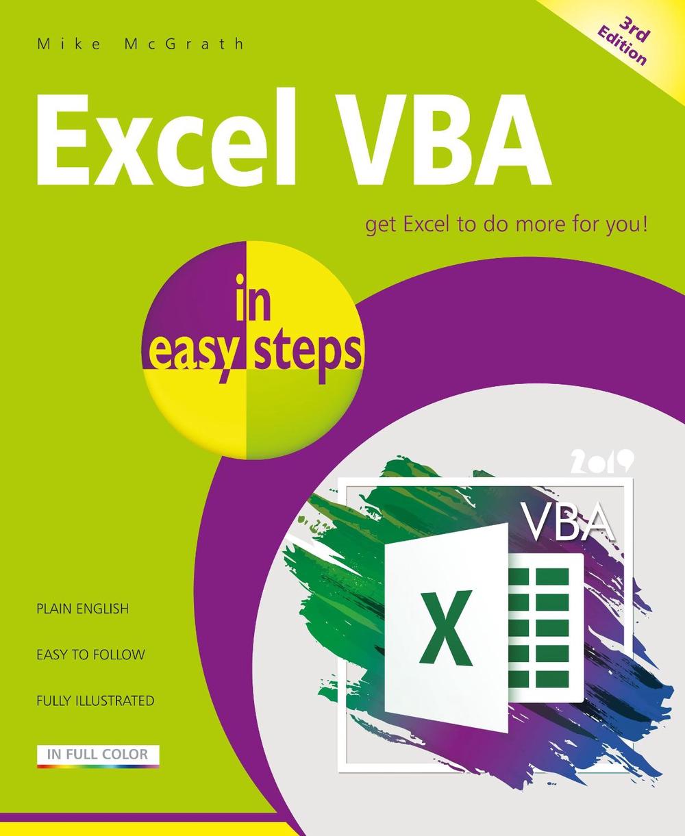 Excel VBA in easy steps, 9781840788242