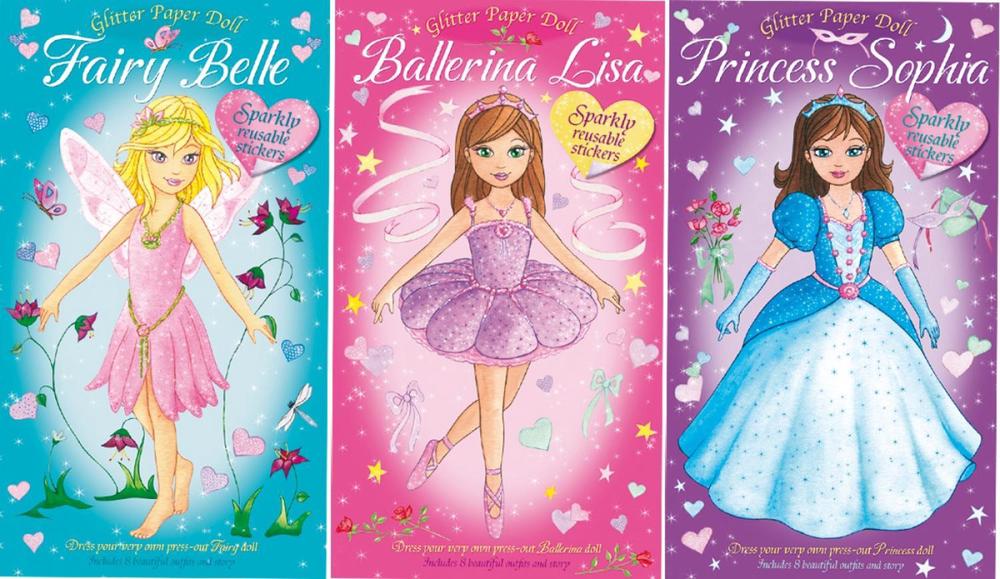 Glitter Paper Dolls, Paperback, 9781841356327 Buy online at The Nile