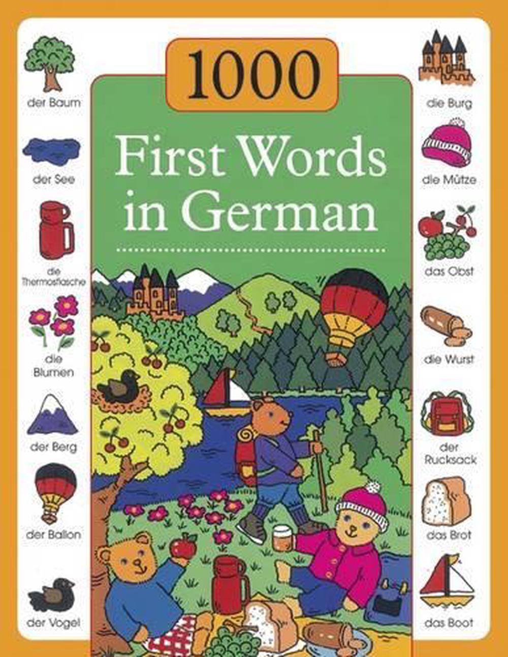 1000 First Words in German, 9781843229582