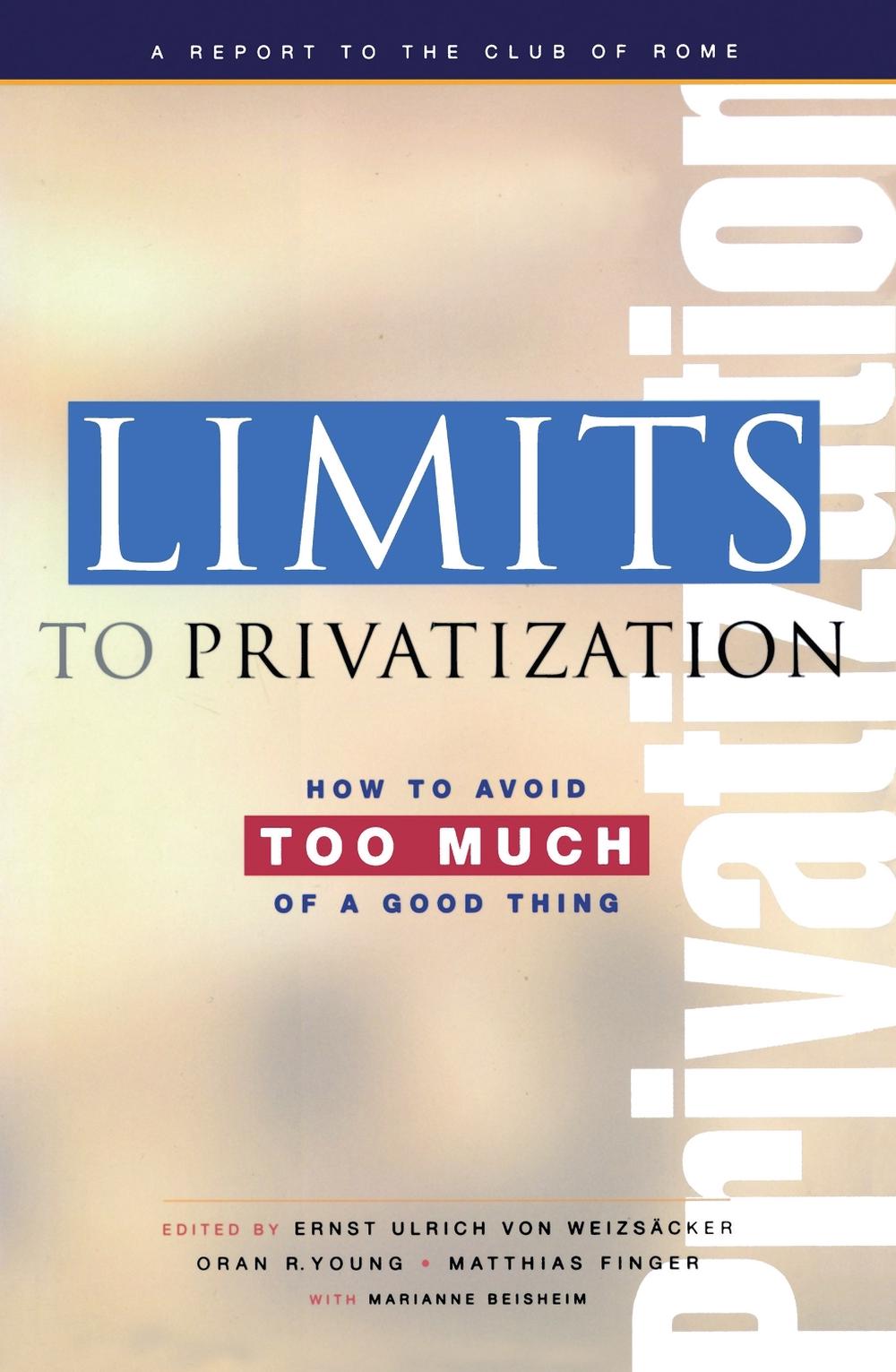 Limits to Privatization, 9781844073399