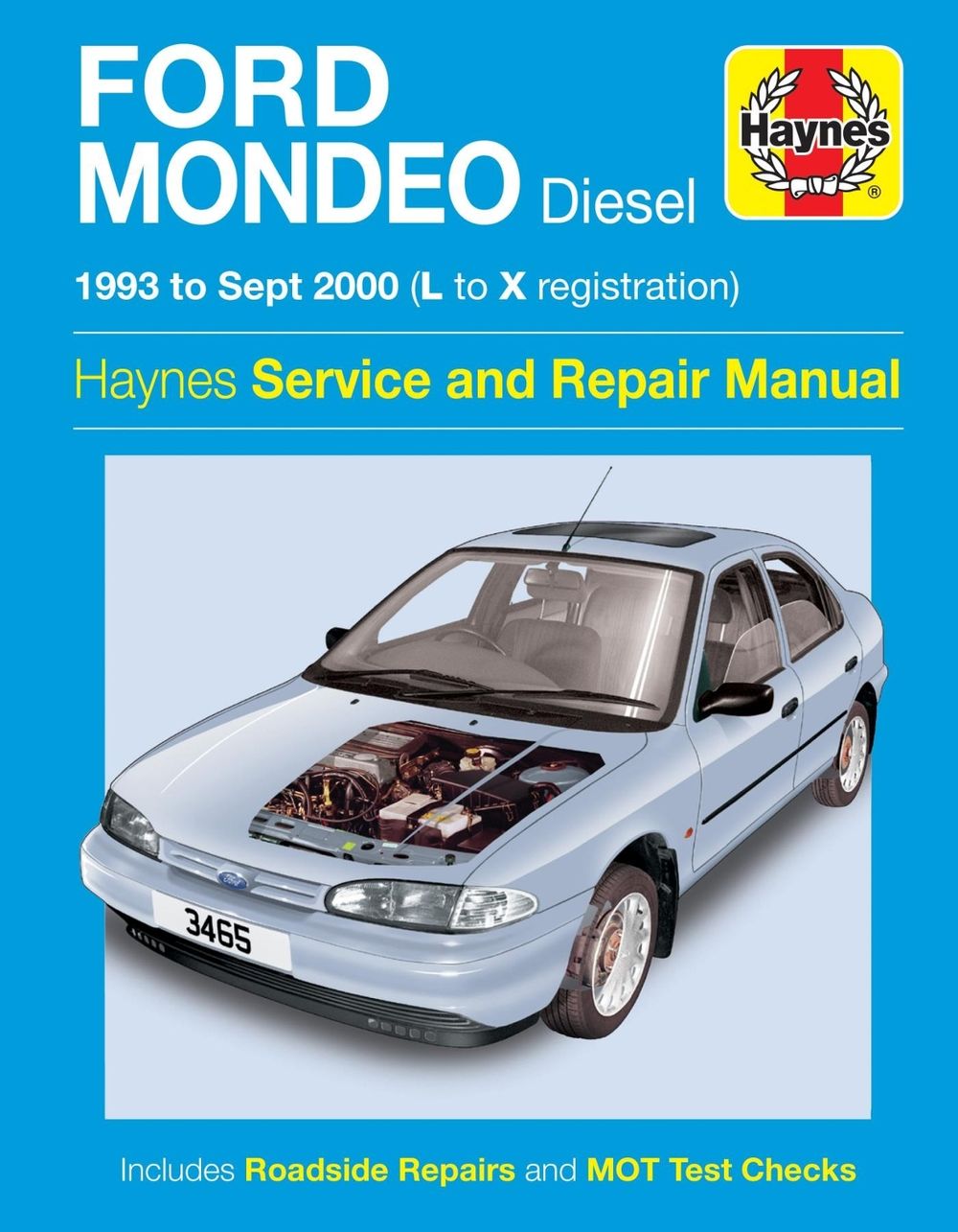 Ford Mondeo Diesel (93 - Sept 00) Haynes Repair Manual by Haynes Publishing - ISBN: 9781844252626